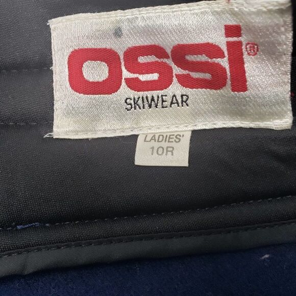 OSSI Wool Blend Navy Snow Pants, Ladies 10 - Picture 7 of 7